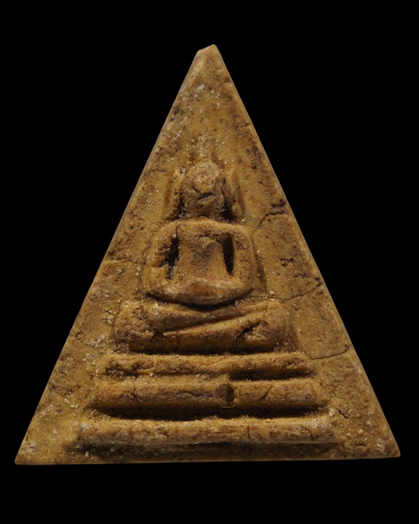 พระสมเด็จพิมพ์สามเหลี่ยม(หายาก) วัดสามกอ จ.อยุธยา ปี 2506 สร้างจาก สมเด็จของวัดสามกอที่ชำรุดแตกหักทั - 5