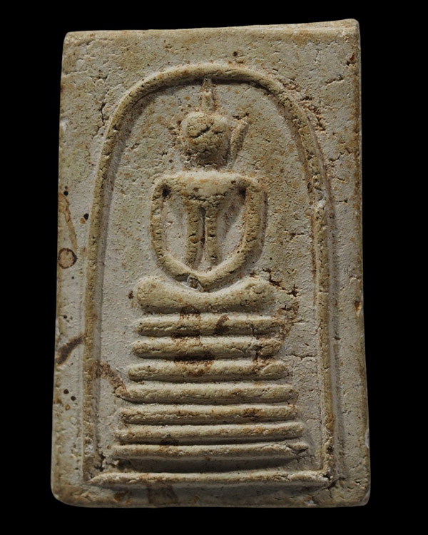 พระสมเด็จพิมพ์ 7 ชั้น อกร่องหูบายศรี วัดประสาทบุญญาวาส กรุงเทพฯ พิธีใหญ่ ปี ๒๕๐๖ มวลสารผสมผงวัดระฆัง - 2