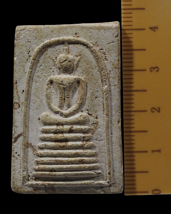 พระสมเด็จพิมพ์ 7 ชั้น อกร่องหูบายศรี วัดประสาทบุญญาวาส กรุงเทพฯ พิธีใหญ่ ปี ๒๕๐๖ มวลสารผสมผงวัดระฆัง - 4