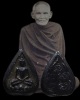 พระกลีบบัว หลังยันต์สี่ เนื้อเมฆพัตร หลวงปู่บุญ วัดกลางบางแก้ว นครปฐม 