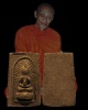 พระสมเด็จซุ้มกอ เนื้อว่าน รุ่นแรก หลวงพ่อม้วน วัดไทร จ.นครปฐม สร้างแจกทหารไปรบสงครามเวียดนามเรื่องปร