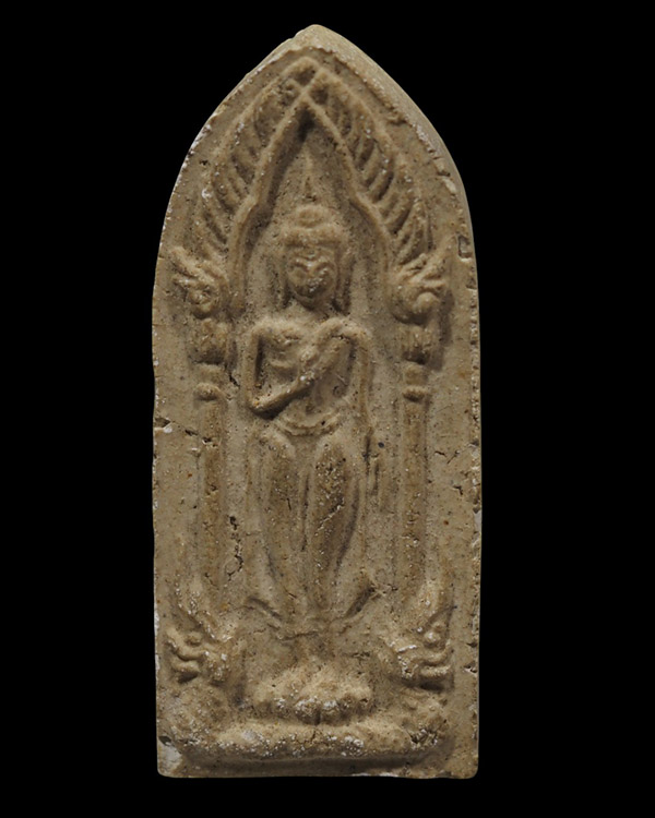 พระลีลาประทานพร หลวงปู่เหรียญ วัดหนองบัว กาญจนบุรี สร้างปี 2497 - 2