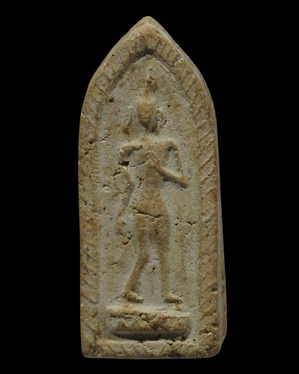 พระผงพิมพ์ลีลาข้างขีด ยุคแรก หลวงพ่อสงวน วัดไผ่พันมือ อ.ศรีประจันต์ ยอดเกจิผู้เชี่ยวชาญ ผงอิทธิเจ อี - 2