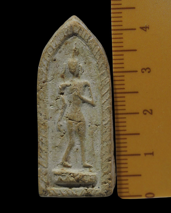 พระผงพิมพ์ลีลาข้างขีด ยุคแรก หลวงพ่อสงวน วัดไผ่พันมือ อ.ศรีประจันต์ ยอดเกจิผู้เชี่ยวชาญ ผงอิทธิเจ อี - 4