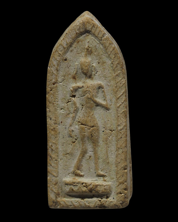 พระผงพิมพ์ลีลาข้างขีด ยุคแรก หลวงพ่อสงวน วัดไผ่พันมือ อ.ศรีประจันต์ ยอดเกจิผู้เชี่ยวชาญ ผงอิทธิเจ อี - 5