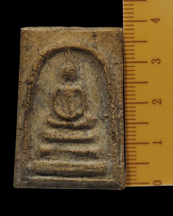 พระสมเด็จพิมพ์แขนกลม หลวงปู่นาค วัดระฆังโฆสิตาราม กรุงเทพฯ มวลสารผสมผงเก่า สร้างประมาณยุค ปี 2495   - 4