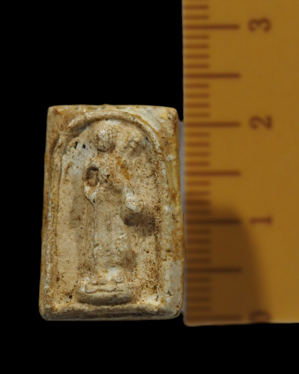 พระผงพิมพ์พระสีวลี พิมพ์เล็ก(พิมพ์หายาก ) วัดประสาทบุญญาวาส กรุงเทพฯ พิธีใหญ่ ปี ๒๕๐๖ มวลสารผสมผงวัด - 4