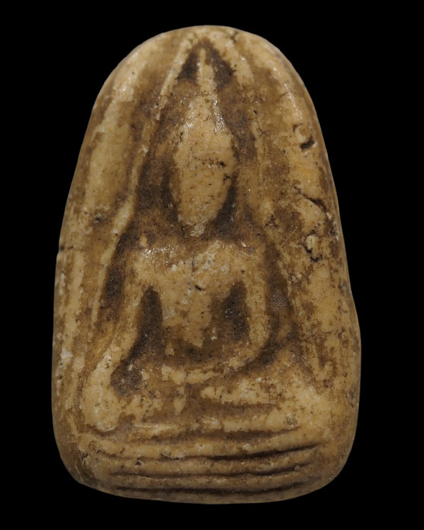 พระสมเด็จวัดระฆัง พิมพ์นางพญา หรือพระนางพญาเนื้อสมเด็จ พิมพ์นี้สายวัดระฆังมีลงอยู่ และราคาสูงมาก พระ - 5