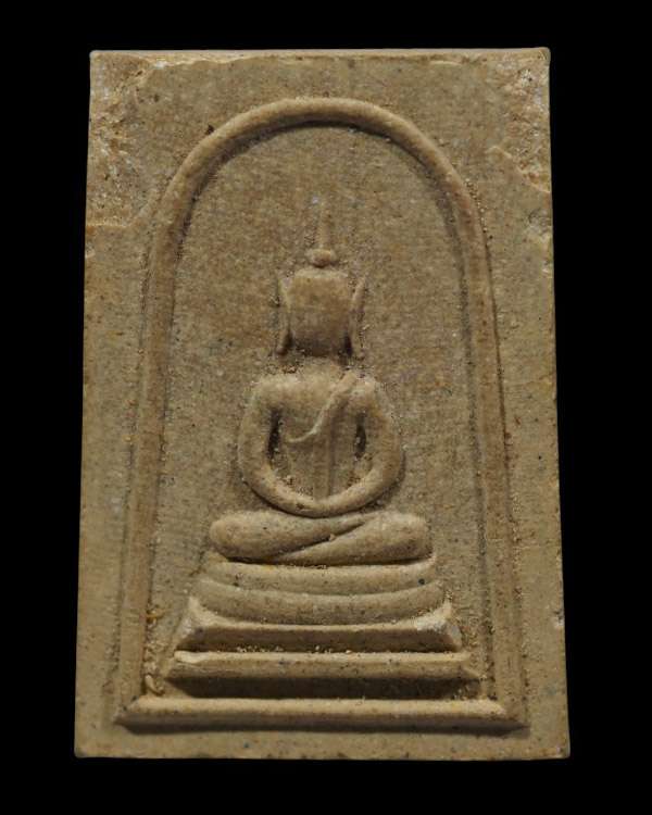 พระสมเด็จ ฟ้าฟื้น พิมพ์เล็ก (ผสมผง พระเจ้า 500 ชาติ) วัดบางสะแกนอก เสาร์ ๕ ปี ๒๕๑๖ หลวงปู่โต๊ะ วัดปร - 5