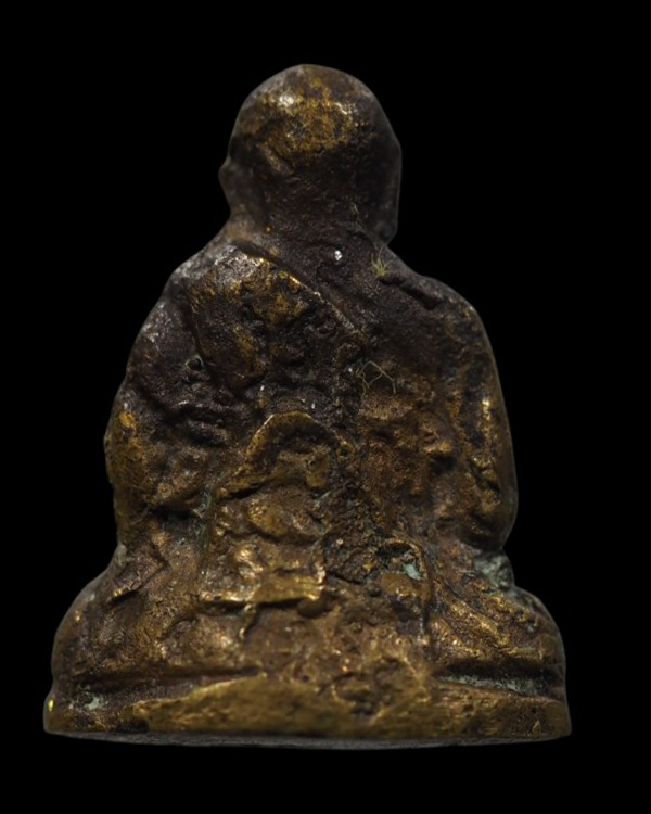 พระรูปปหล่อโบราณหลวงพ่อจง วัดหน้าต่างนอก จ.อยุธยา พิมพ์สมาธิ ออกวัดคอกหมู พ.ศ.2485 จัดสร้างใช้วิธี - 3