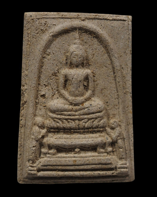 สมเด็จเนื้อผงพิมพ์พระโมคคัลลา-พระสารีบุตร วัดนางชี พ.ศ.2509 พิธีพุทธาภิเศก หลวงปู่โต๊ะ, หลวงปู่นาค,  - 2