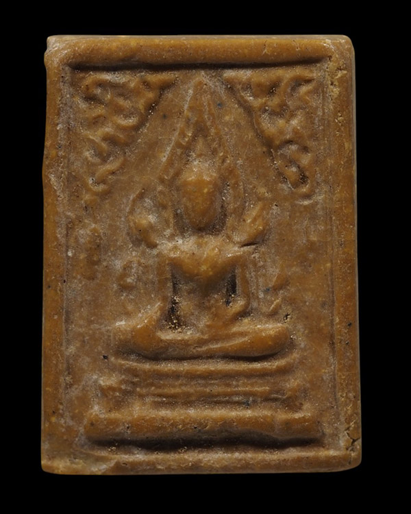 พระผงน้ำมันพิมพ์พระพุทธชินราช หลังยันต์ วัดบ่อวิน อ.ศรีราชา จังหวัดชลบุรี จัดสร้างโดยพระอาจารย์กิม ช - 2