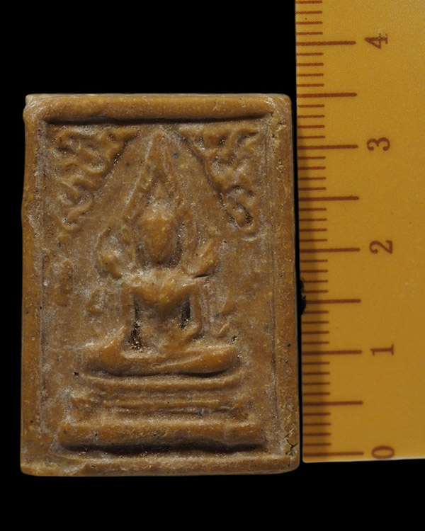 พระผงน้ำมันพิมพ์พระพุทธชินราช หลังยันต์ วัดบ่อวิน อ.ศรีราชา จังหวัดชลบุรี จัดสร้างโดยพระอาจารย์กิม ช - 4