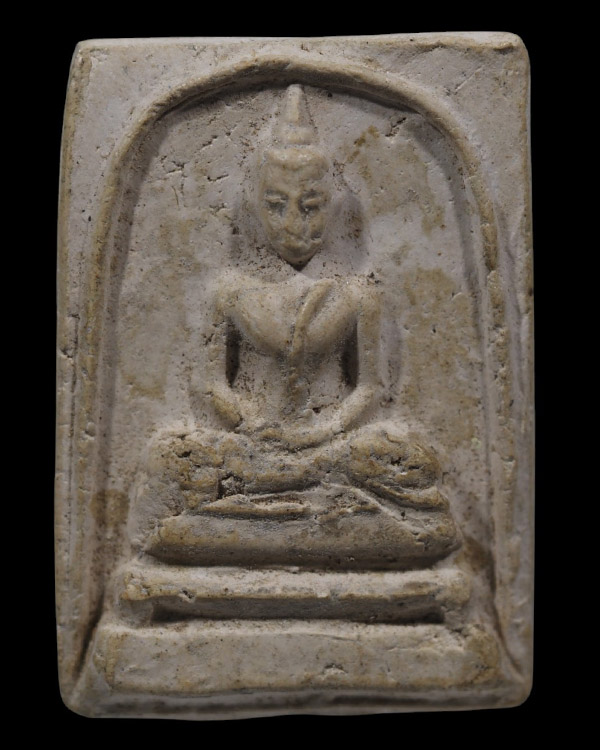 พระสมเด็จพิมพ์พระประธาน (พิมพ์ใหญ่จัมโบ้) เนื้อผงวัดระฆังล้วน ปลุกเสกพิธีอินโดจีน วัดสุทัศน์ หลวงพ่อ - 2