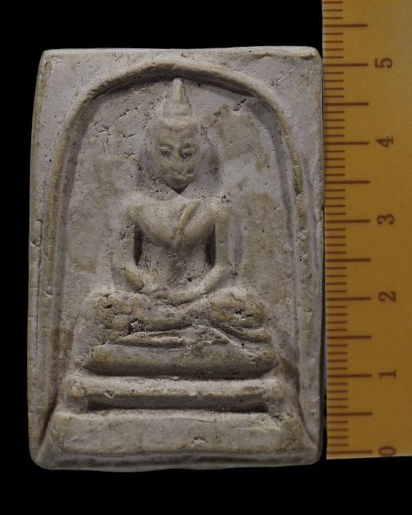 พระสมเด็จพิมพ์พระประธาน (พิมพ์ใหญ่จัมโบ้) เนื้อผงวัดระฆังล้วน ปลุกเสกพิธีอินโดจีน วัดสุทัศน์ หลวงพ่อ - 4