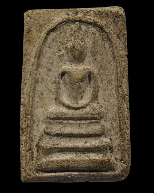 พระผงพิมพ์ฐาน 3 ชั้น วัดประสาทบุญญาวาส กรุงเทพฯ พิธีใหญ่ ปี ๒๕๐๖ มวลสารผสมผงวัดระฆัง และสมเด็จบางขุน - 2