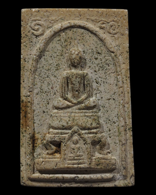 สมเด็จพิมพ์พิเศษ(จัมโบ้) หลังพระปิดตา(หายาก) หลวงปู่เผือก วัดกิ่งแก้ว จ.สมุทรปราการ ปี ๒๕๑๔ เนื้อผงเ - 2