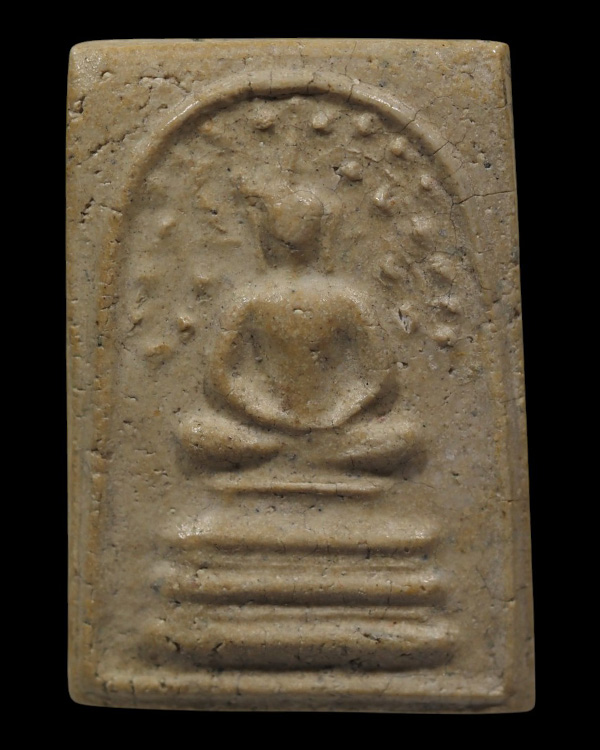 พระสมเด็จพิมพ์ปรกโพธิ์เทวดา หลวงปู่นาค วัดระฆังโฆสิตาราม กรุงเทพฯ มวลสารผสมผงเก่า สร้างราวๆปี 2500 - 2