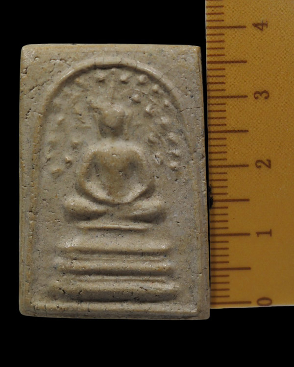 พระสมเด็จพิมพ์ปรกโพธิ์เทวดา หลวงปู่นาค วัดระฆังโฆสิตาราม กรุงเทพฯ มวลสารผสมผงเก่า สร้างราวๆปี 2500 - 4