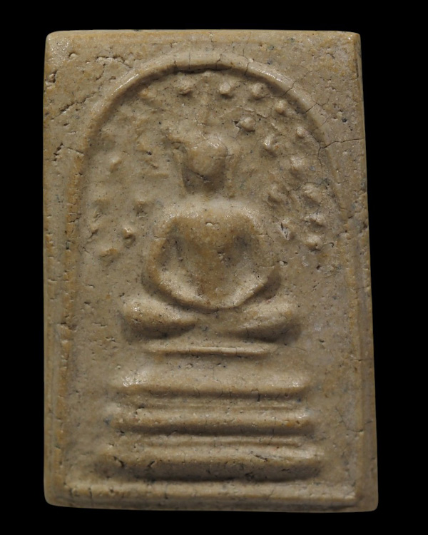 พระสมเด็จพิมพ์ปรกโพธิ์เทวดา หลวงปู่นาค วัดระฆังโฆสิตาราม กรุงเทพฯ มวลสารผสมผงเก่า สร้างราวๆปี 2500 - 5