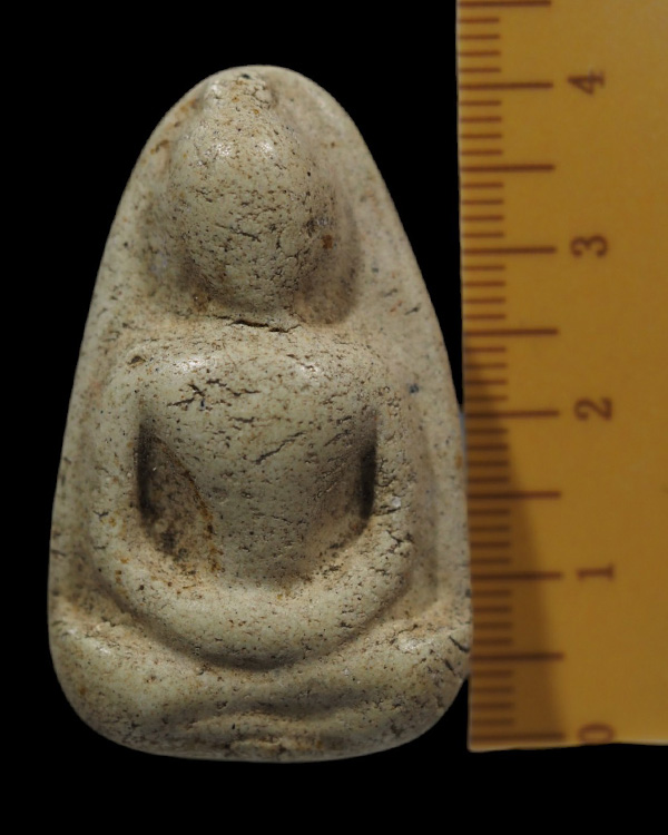 พระเนื้อผง สร้างล้อมพิมพ์วัดพลับ พิมพ์ใหญ่ หลัง ร. สร้างเนื้อพระสมเด็จ เนื้อจัดน่าจะผสมผงเก่า ไ - 4