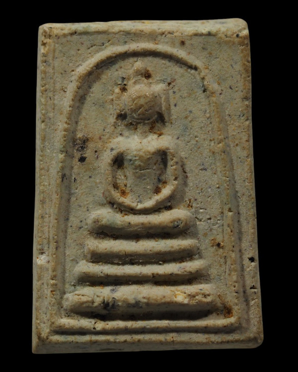 พระสมเด็จพระครูมูล พิมพ์หูบายศรี (พิมพ์หูช้าง)  หายาก  วัดประสาทบุญญาวาส กรุงเทพฯ ปี ๒๕๐๖ มวลสารผสมผ - 2