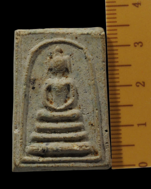 พระสมเด็จพระครูมูล พิมพ์หูบายศรี (พิมพ์หูช้าง)  หายาก  วัดประสาทบุญญาวาส กรุงเทพฯ ปี ๒๕๐๖ มวลสารผสมผ - 4