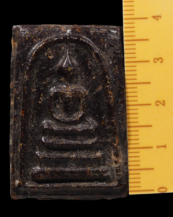 สมเด็จเนื้อครั่งพุทรา หลวงพ่อทองสุข วัดโตนดหลวง จ.เพชรบุรี - 4