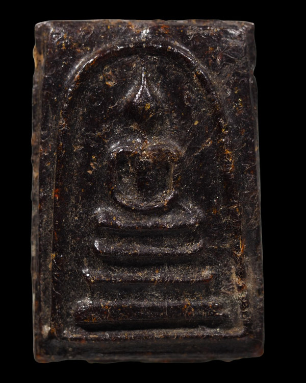 สมเด็จเนื้อครั่งพุทรา หลวงพ่อทองสุข วัดโตนดหลวง จ.เพชรบุรี  - 5