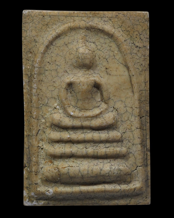 พระสมเด็จพิมพ์ใหญ่ หลังกดลายนิ้วมือ หลวงปู่นาค วัดระฆังโฆสิตาราม กรุงเทพฯ มวลสารผสมผงเก่า ปี 2595  ห - 2