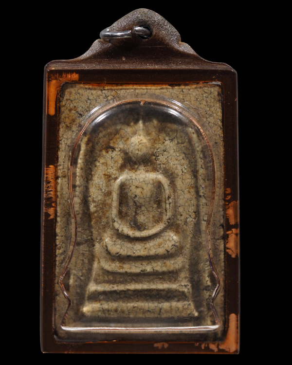 พระสมเด็จพิมพ์ใหญ่่่่่เนื้อผง เนื้อพระเก่าจัด หลังยันต์ พระบ้านเก่าเนื้อจัดๆ ไม่ทราบที่ - 5