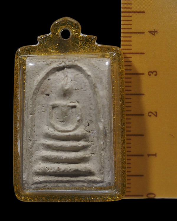 พระสมเด็จพิมพ์ฐาน 3 ชั้น พิมพ์ก้างปลา(พิมพ์คะแนนพัน) วัดประสาทบุญญาวาส กรุงเทพฯ ปี ๒๕๐๖ มวลสารผสมผงว - 4