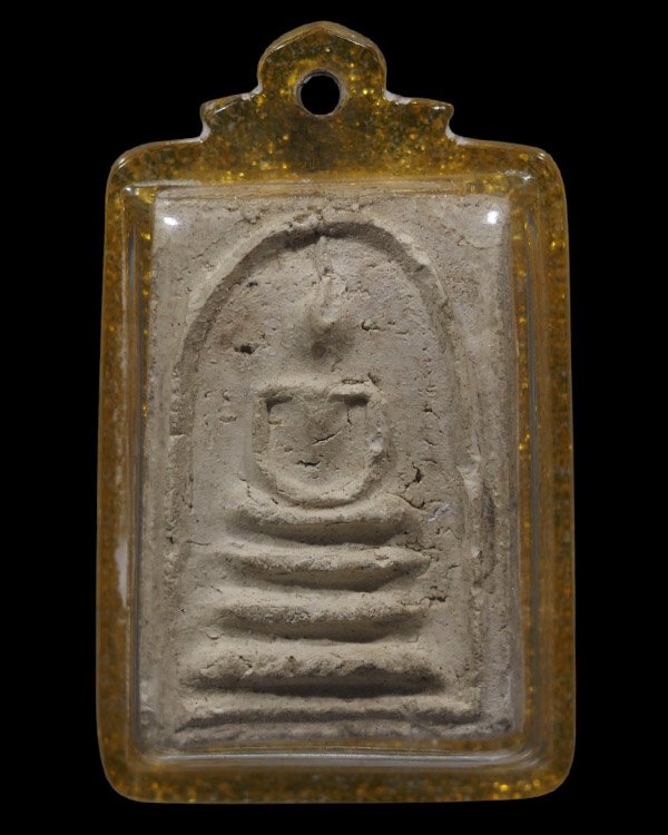 พระสมเด็จพิมพ์ฐาน 3 ชั้น พิมพ์ก้างปลา(พิมพ์คะแนนพัน) วัดประสาทบุญญาวาส กรุงเทพฯ ปี ๒๕๐๖ มวลสารผสมผงว - 5