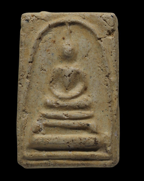 พระสมเด็จฐานขาโต๊ะ หลวงปู่เผือก วัดกิ่งแก้ว จ.สมุทรปราการ ปี ๒๔๙๖ ***สภาพผ่านการใช้ เนื้อจัด - 2