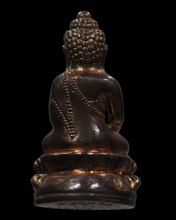 พระกริ่ง หลวงปู่บุญศรี จันทโชโต วัดป่าหินฮาว ตำบลโคกก่อ อำเภอเมือง จ.มหาสารคาม - 3