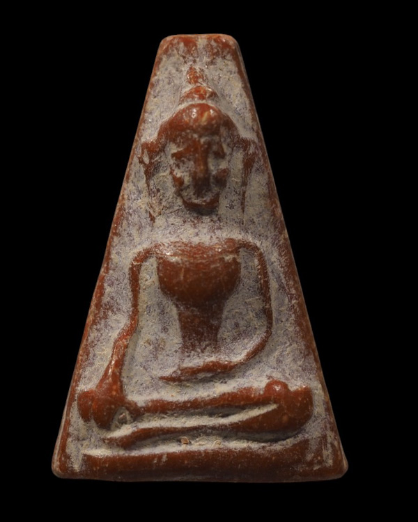 พระสมเด็จนางพญา เนื้อผงน้ำมันยุคแรก หลวงพ่อฮวด วัดดอนโพธิ์ทอง สุพรรณบุรี ปี 2505 ผสมผงเก่าวัดระฆัง ห - 2