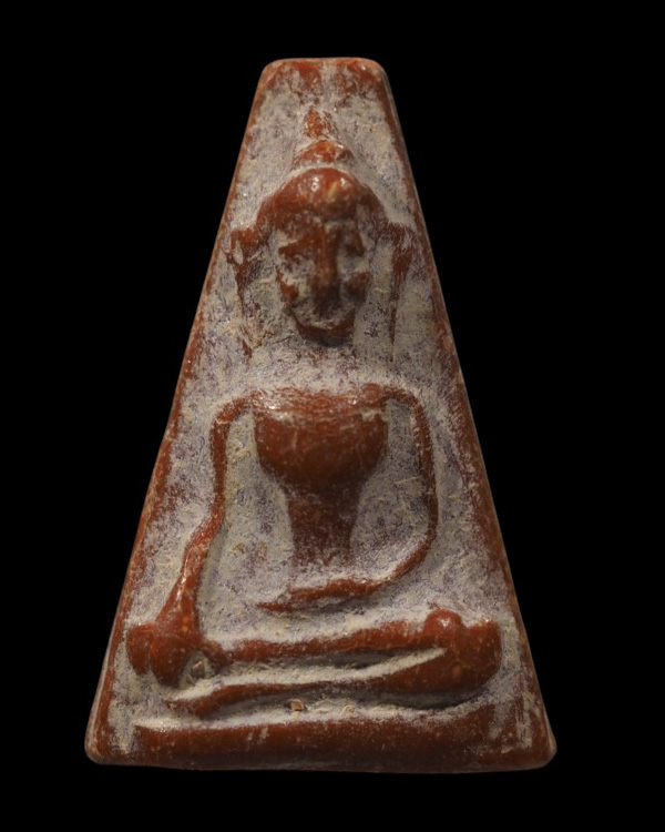 พระสมเด็จนางพญา เนื้อผงน้ำมันยุคแรก หลวงพ่อฮวด วัดดอนโพธิ์ทอง สุพรรณบุรี ปี 2505 ผสมผงเก่าวัดระฆัง ห - 5