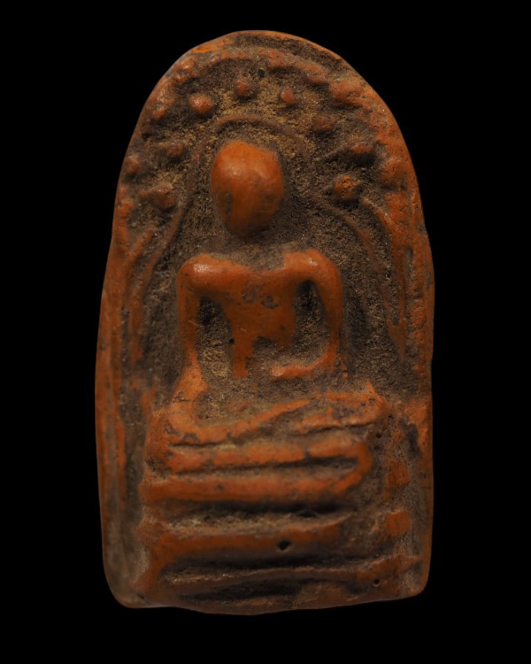 พระเนื้อดินยุคแรกพิมพ์พระคง หลวงพ่อกวย วัดโฆสิตาราม จ.ชัยนาท พระเครื่องหลวงพ่อกวย รู้กันว่าใช้ดีมีปร - 5