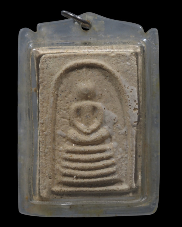 พระผงพิมพ์ฐาน 5 ชั้น วัดประสาทบุญญาวาส กรุงเทพฯ พิธีใหญ่ ปี ๒๕๐๖ มวลสารผสมผงวัดระฆัง และสมเด็จบางขุน - 2