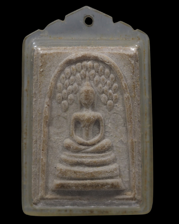 พระสมเด็จพิมพ์ปรกโพธิ์ เนื้อผงน้ำมัน วัดราชนัดดาปี ๒๕๑๒ หลวงพ่อกวย,หลวงปู่โต๊ะ,หลวงปู่หน่าย ปลุกเสก - 2