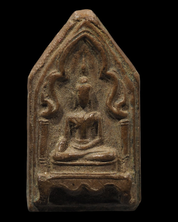 พระเนื้อผงพิมพ์ขุนแผน หลังพระสมเด็จ พระเก่า พิมพ์สวยมาก ไม่ทราบที่ - 2