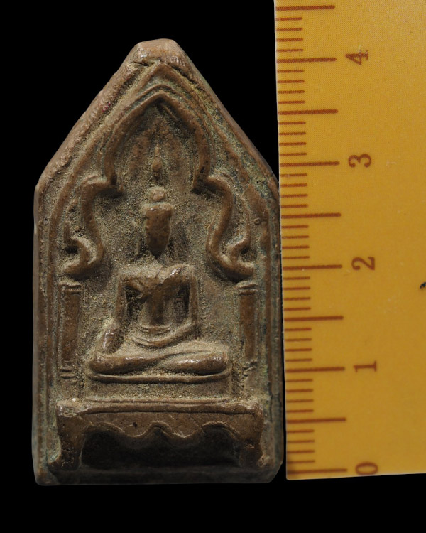 พระเนื้อผงพิมพ์ขุนแผน หลังพระสมเด็จ พระเก่า พิมพ์สวยมาก ไม่ทราบที่ - 4