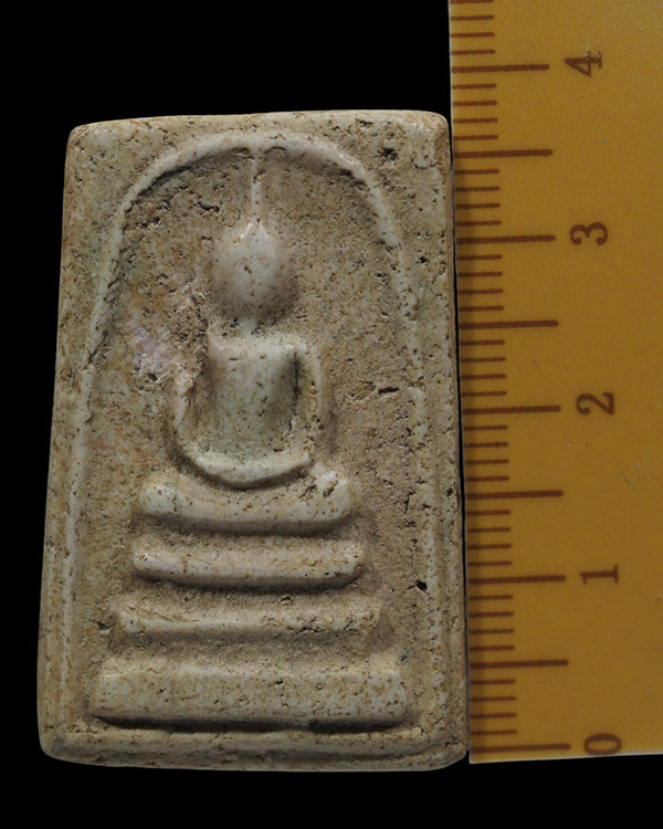 พระผงพิมพ์ฐาน 3 ชั้น วัดประสาทบุญญาวาส กรุงเทพฯ พิธีใหญ่ ปี ๒๕๐๖ มวลสารผสมผงวัดระฆัง และสมเด็จบางขุน - 4