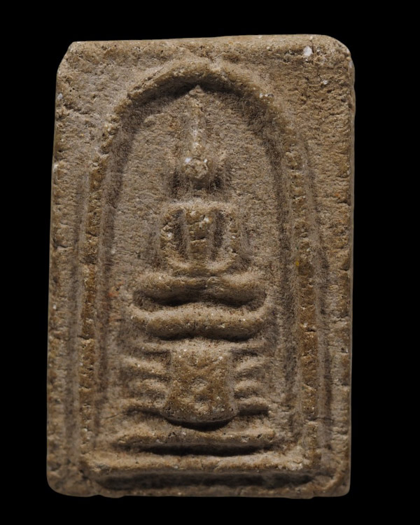 พระสมเด็จพิมพ์ฐานผ้าทิพย์(หายาก) หลวงพ่อเมี้ยน วัดบ่อทองหลาง จ.ประจวบคีรีขันธ์ ***สภาพผ่านการใช้ พิ - 2