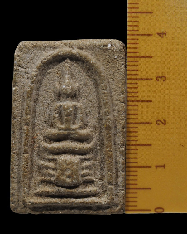 พระสมเด็จพิมพ์ฐานผ้าทิพย์(หายาก) หลวงพ่อเมี้ยน วัดบ่อทองหลาง จ.ประจวบคีรีขันธ์ ***สภาพผ่านการใช้ พิ - 4