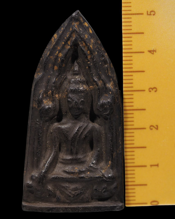 พระเนื้ดดินพิมพ์วังหน้า(โคนสมอ) เนื้อดิน องค์นี้น่าจะยุคกลาง หลวงพ่อเงิน วัดดอนยายหอม จ.นครปฐม พระเก - 4