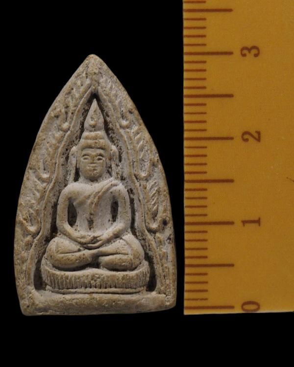 พระผงพิมพ์ชินราช พิมพ์กลาง เนื้อผงพุทธคุณ(หายาก) หลวงพ่อกล้าย วัดหงส์รัตนาราม บางกอกใหญ่ ธนบุรี (กรุ - 4