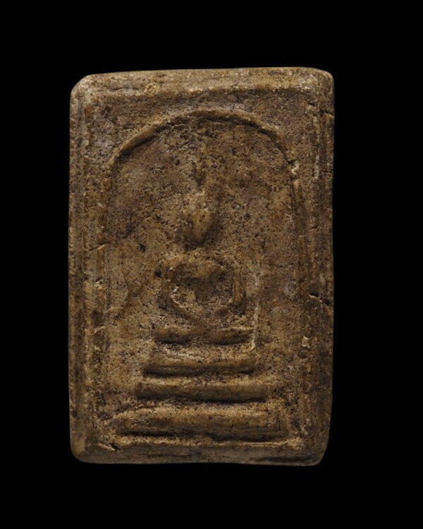 พระสมเด็จคะแนน เนื้อผง พระเก่า เนื้อหาจัด พระบ้าน ไม่ทราบที่ - 2