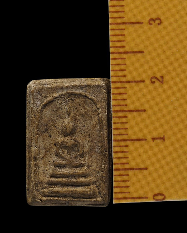 พระสมเด็จคะแนน เนื้อผง พระเก่า เนื้อหาจัด พระบ้าน ไม่ทราบที่ - 4