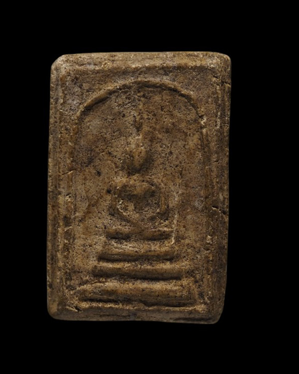 พระสมเด็จคะแนน เนื้อผง พระเก่า เนื้อหาจัด พระบ้าน ไม่ทราบที่ - 5